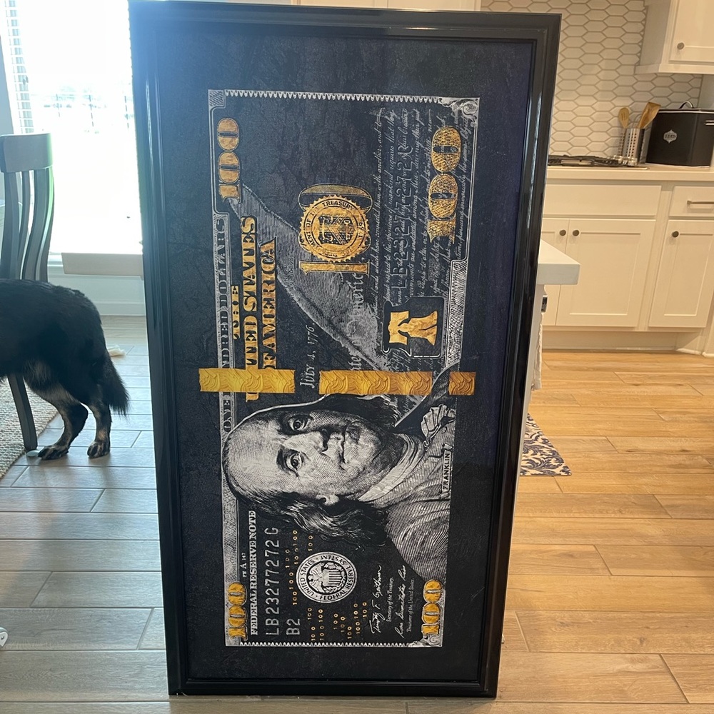 Benjamin Franklin Money Wall Art